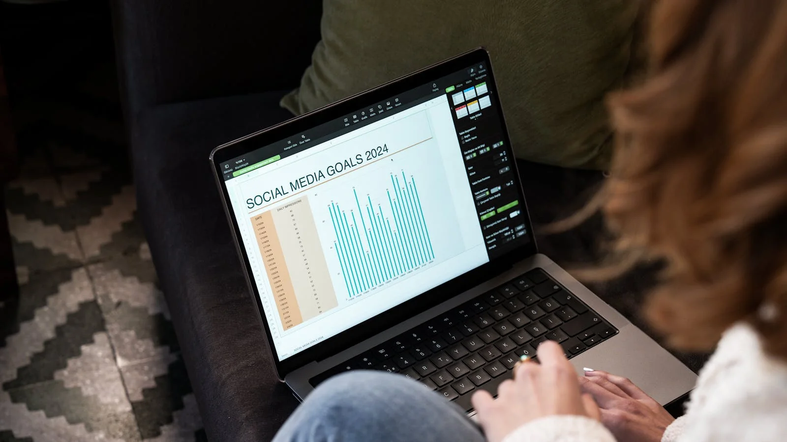 A person reviewing information on a laptop, the human now receiving a conclusion rather than a list of links