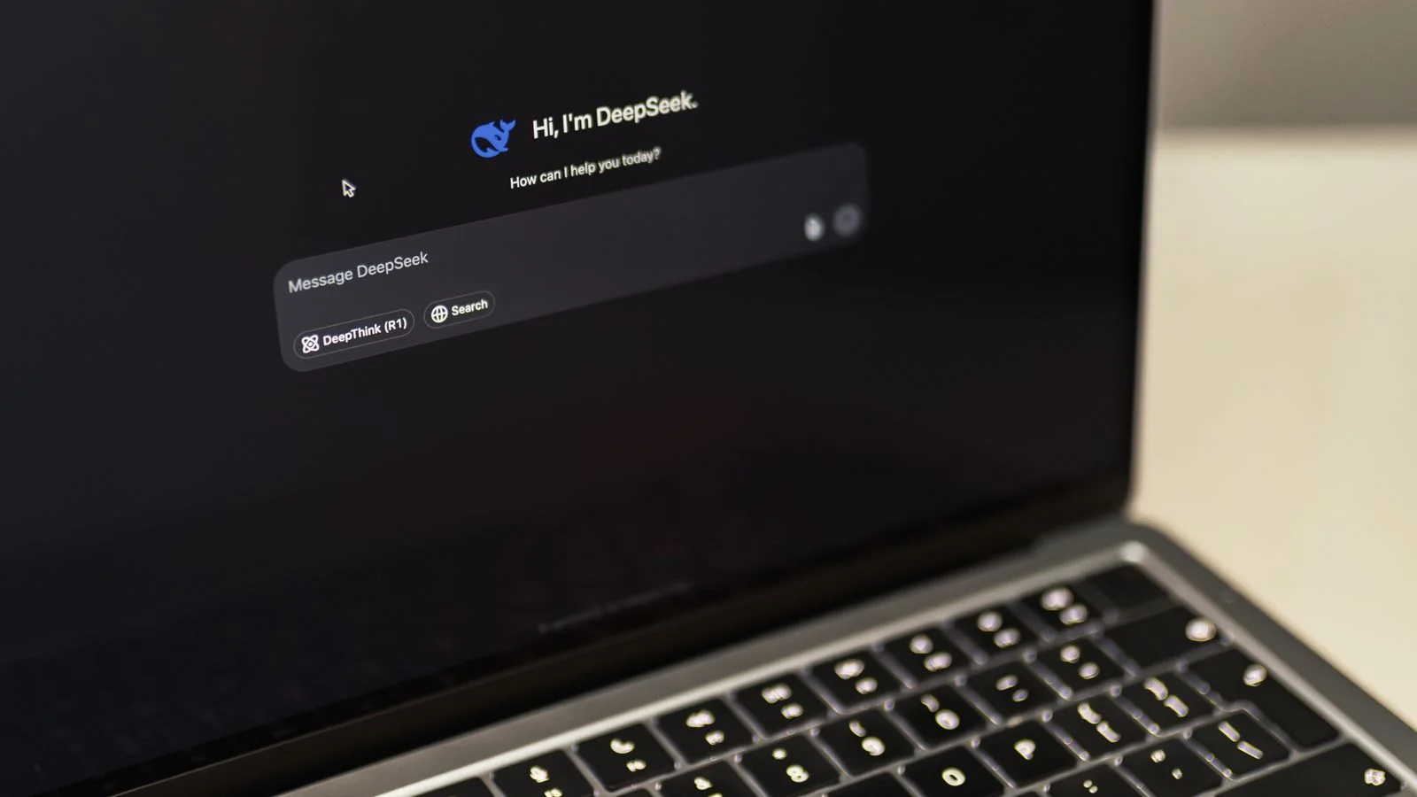 A man using an AI system on a laptop, the answer grounded in whatever Bing already ranks and trusts