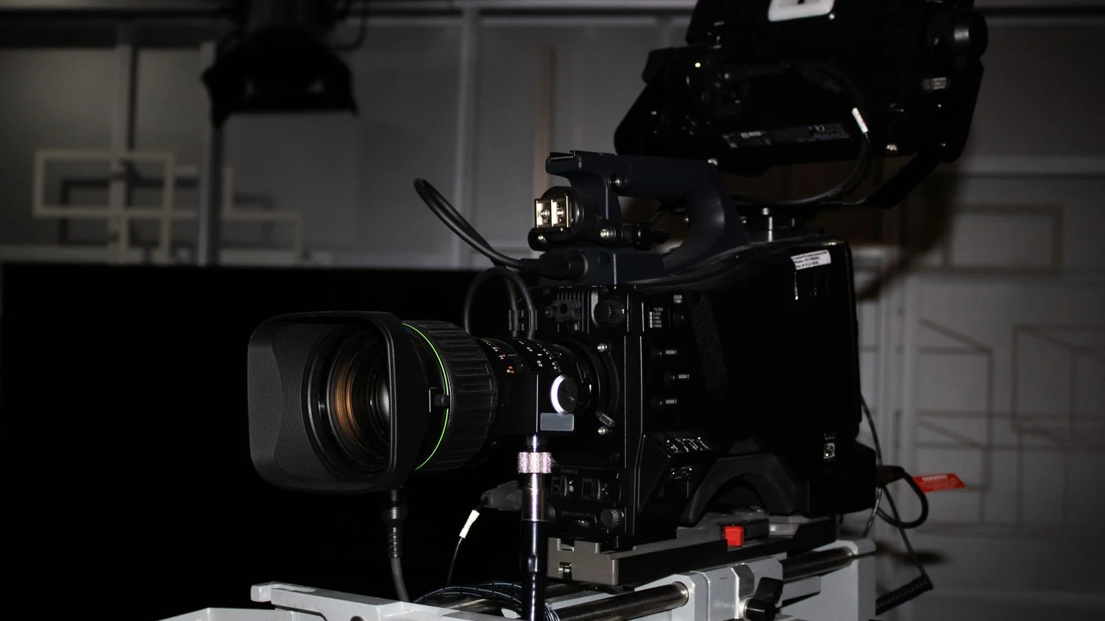 A professional camera rig in a studio, the broadcast end of a channel built on relationships