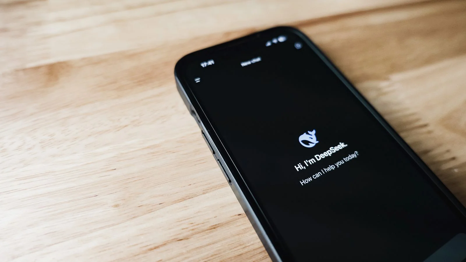 Person using a generative AI assistant on a phone