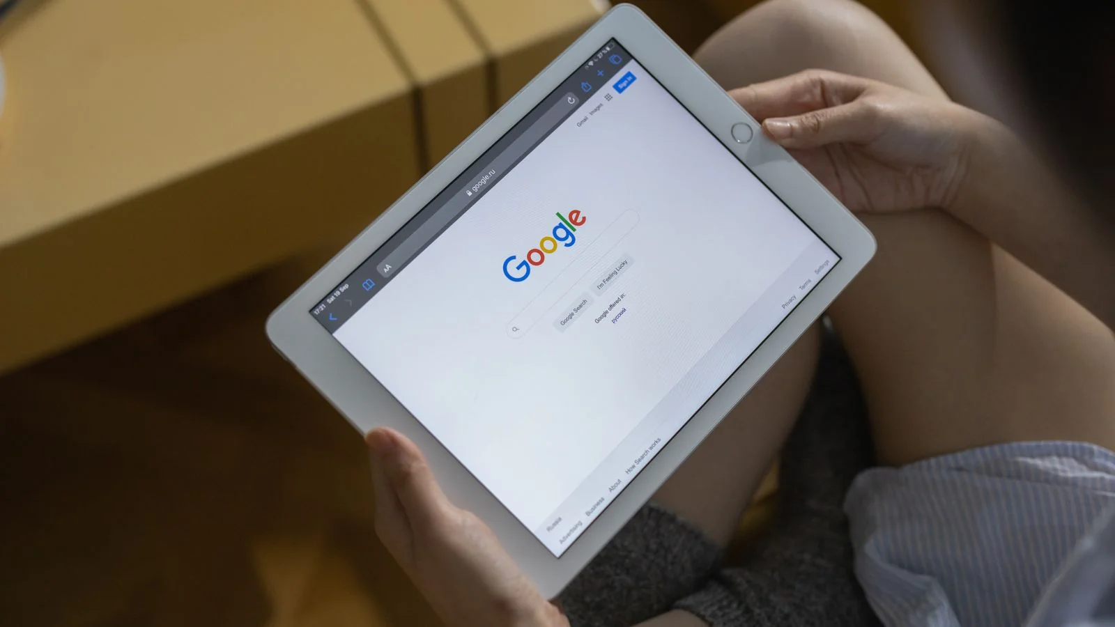 Searching for a name on a tablet, the result a panel is meant to improve