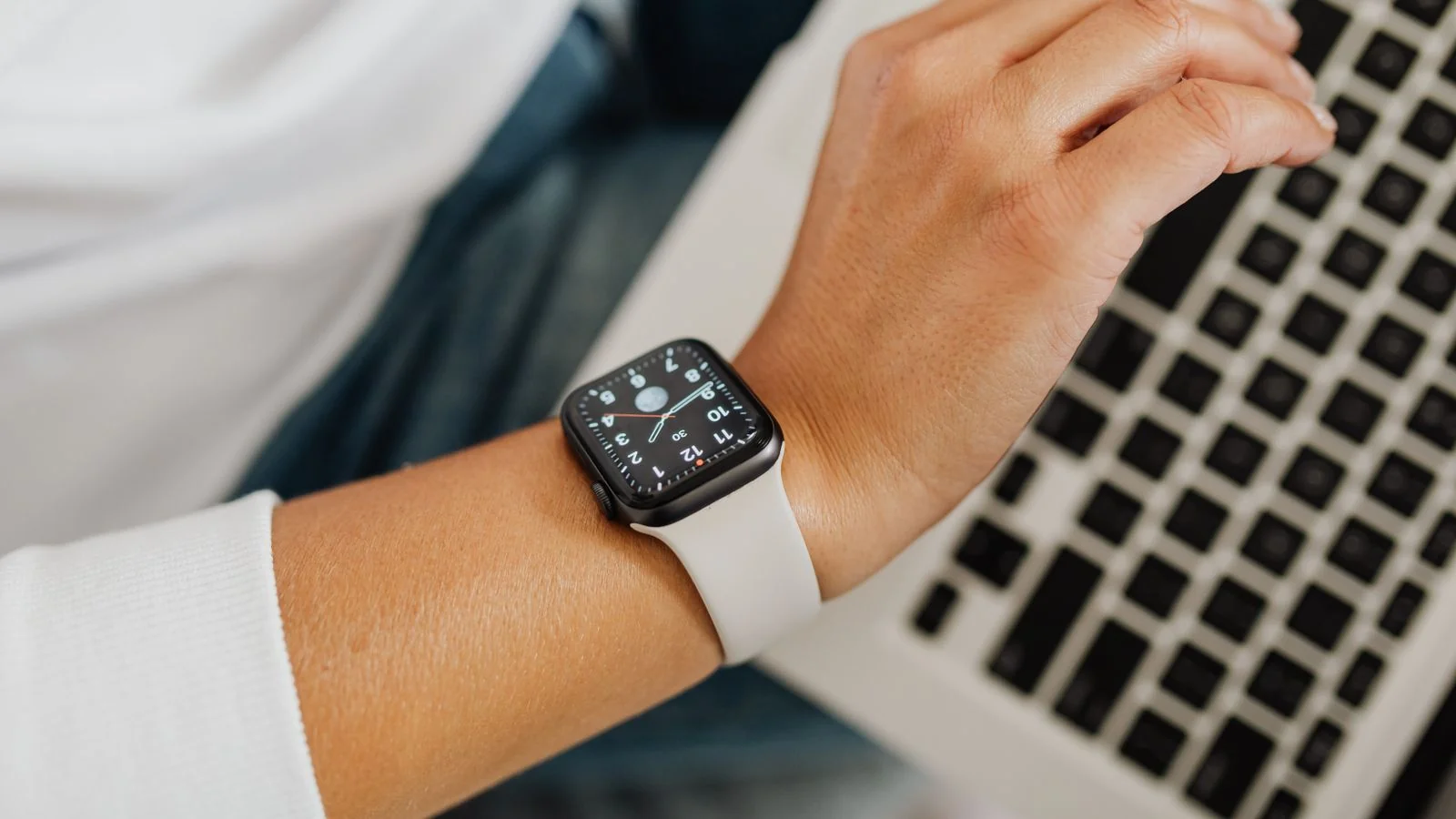 Close-up of a smartwatch on a wrist, the category Engadget tests hands-on week after week