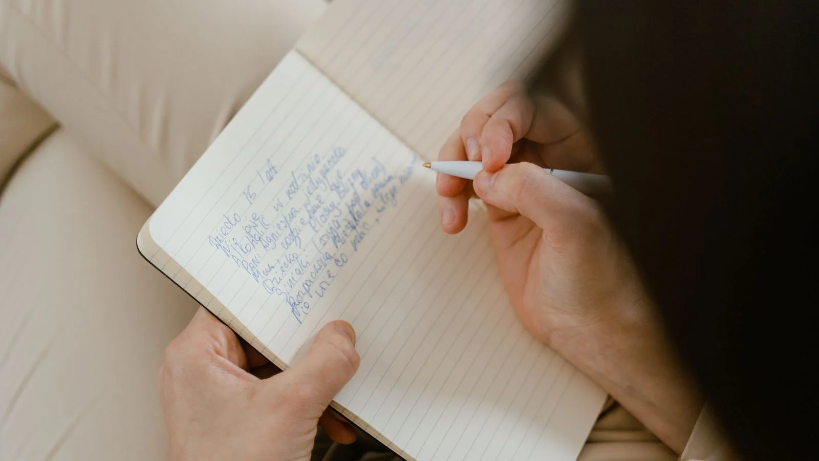 A notebook open on a desk, where a reporter decides whether your email is a story or an advertisement.