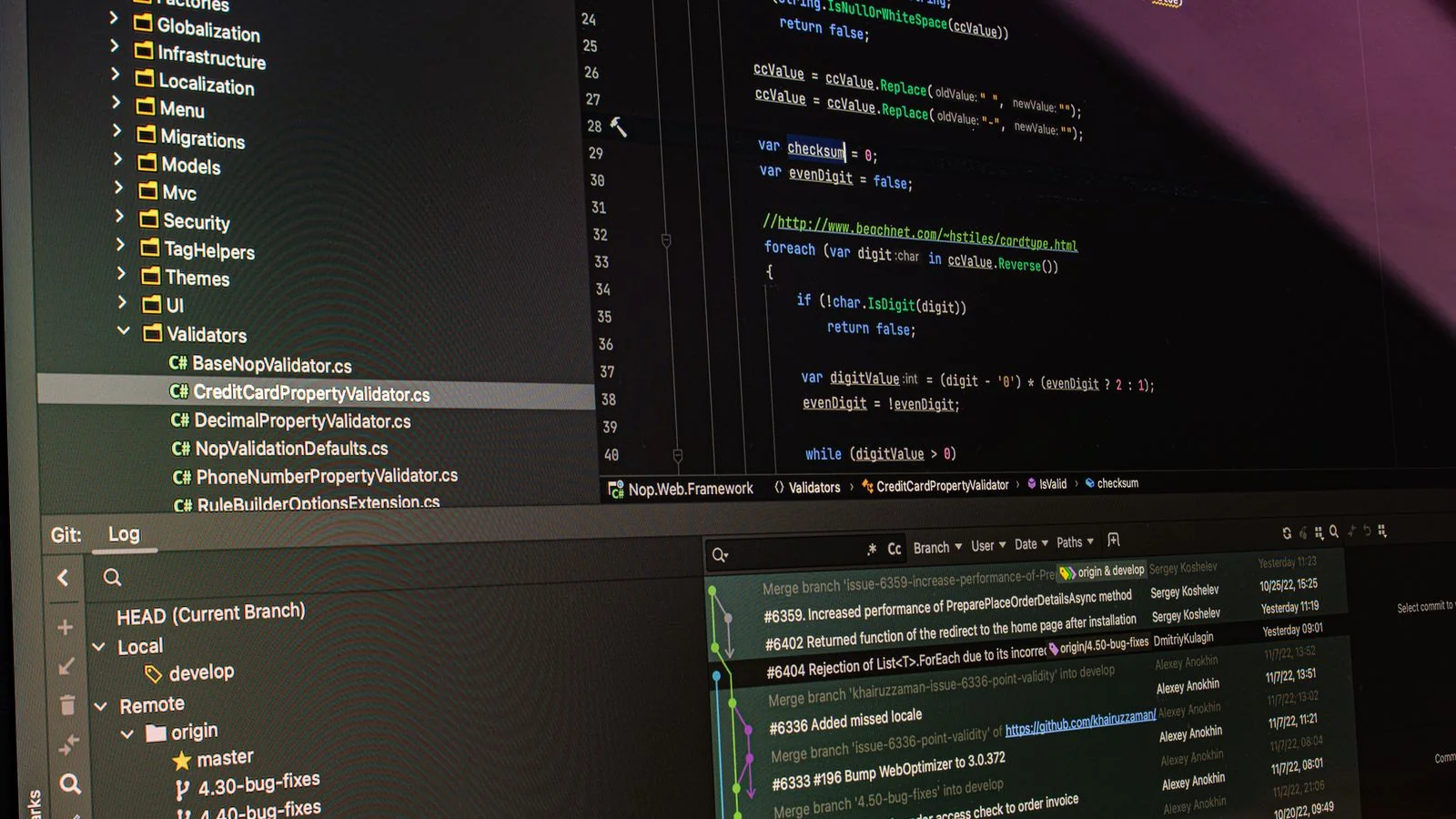 Software development tools showing code and version control, the retrieval systems that wrap DeepSeek and decide what it cites