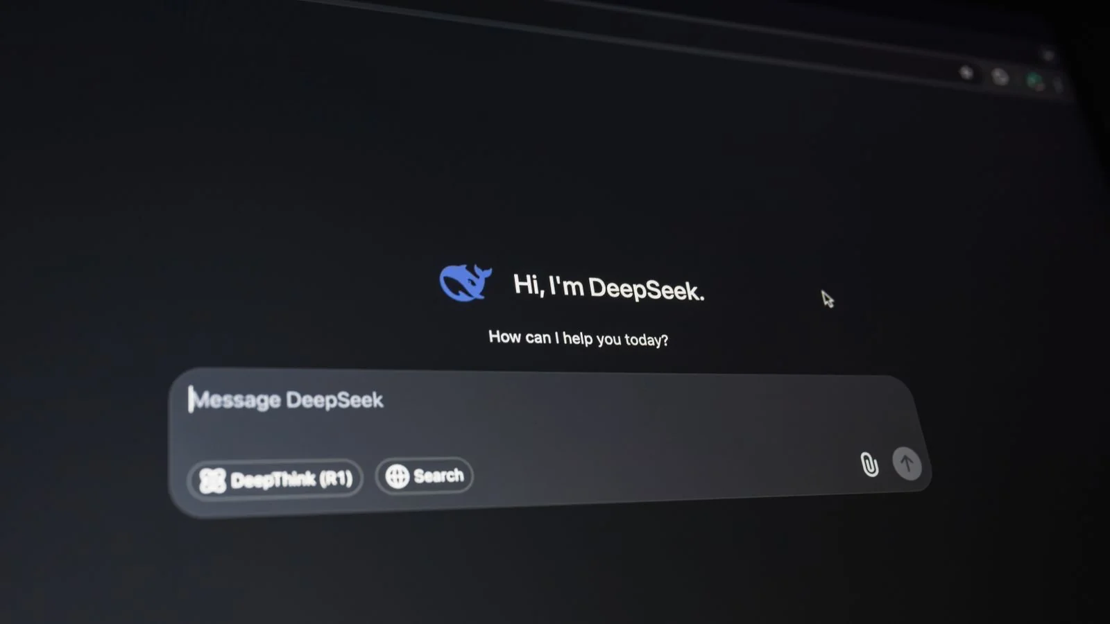 A digital assistant interface on a dark screen, synthesizing a cited answer.
