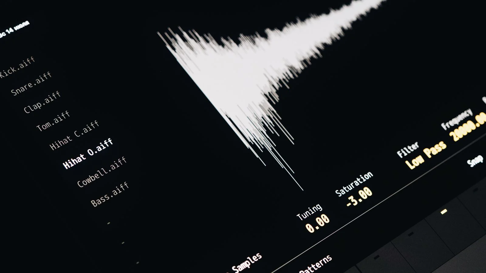 Audio waveform on an editing screen, the production nobody writes about until something in it is news
